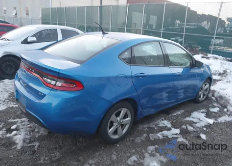2016 Dodge Dart Sxt из США, поврежденный, VIN 1C3CDFBB6GD689620